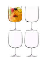 John Lewis LSA International Borough Stemmed Craft Beer Glass Set of 4 625ml Clear- Buy online at McGrocer