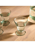 Neptune Primrose bistro glasses set of 4 green 275ml - British product