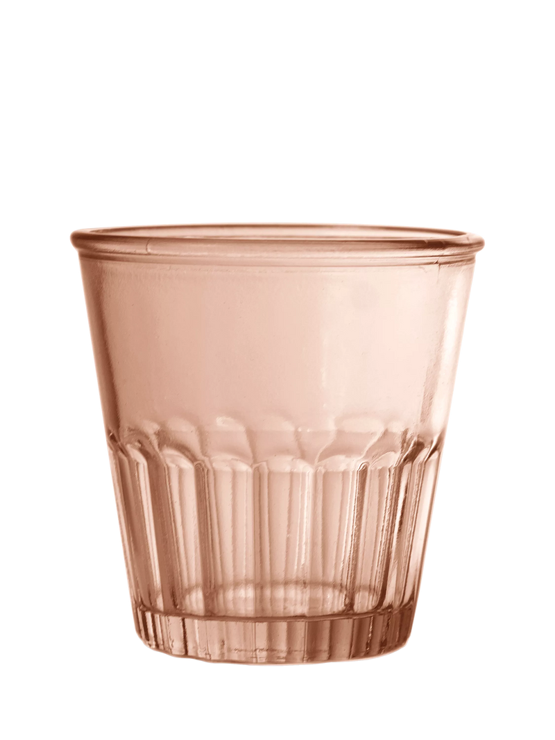 Vidrios San Miguel pink glass tumbler 250ml, imported from the UK