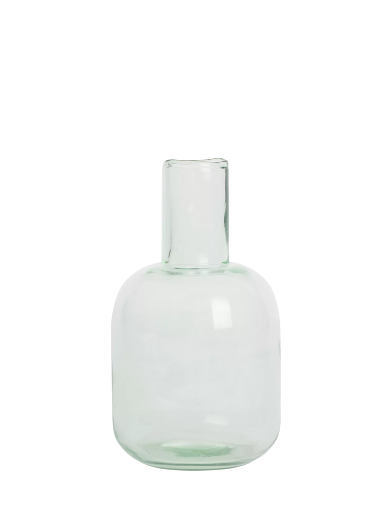 Neptune Primrose green glass carafe 1L, UK version