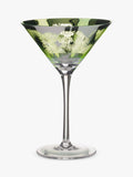Artland martini cocktail glasses set of 4 250ml green - British product