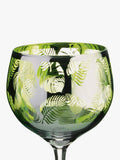 Artland Tropical Leaves gin cocktail glasses set of 4 700ml, UK version