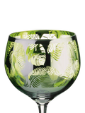 Artland Tropical Leaves gin cocktail glasses set of 4 700ml, UK version