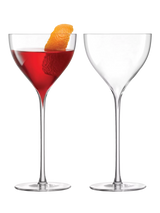 John Lewis LSA International Savoy Nick & Nora Cocktail Glass Set of 2 210ml Clear- Buy online at McGrocer