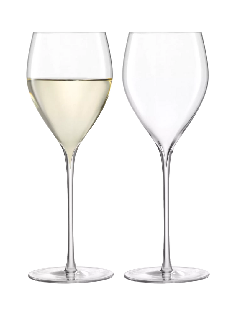 LSA International Savoy white wine glass set 360ml - British product