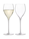 LSA International Savoy white wine glass set 360ml - British product