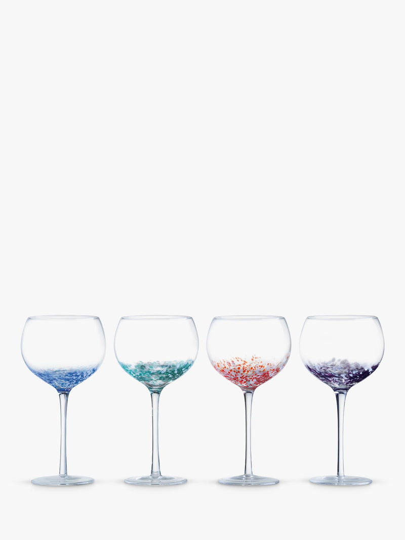 Anton Studio Designs speckle gin glasses set of 4 500ml, UK version