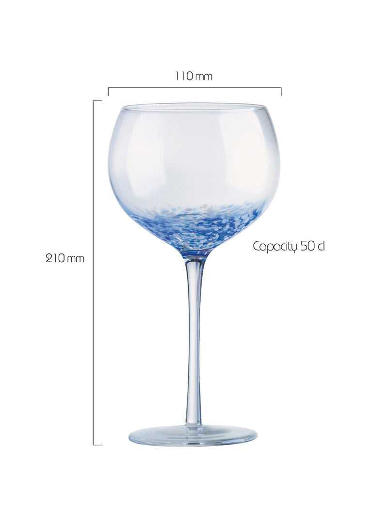 Anton Studio Designs speckle gin glasses set of 4 500ml, UK version