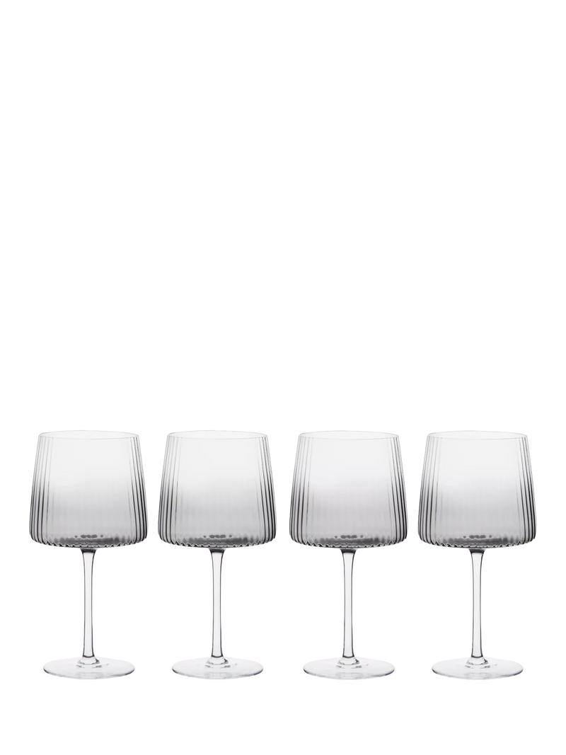 Anton Studio Designs Empire gin glass set of 4 smoke British brand