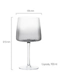 Anton Studio Designs Empire gin glass set of 4 smoke British brand