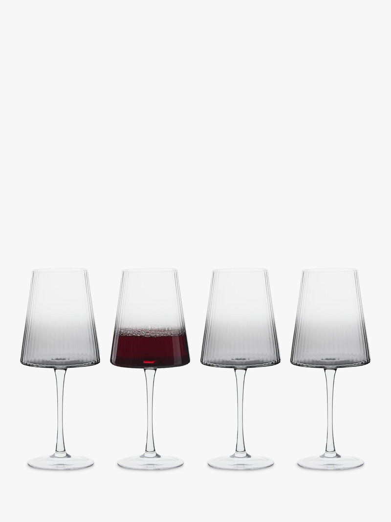 Anton Studio Designs Empire wine glasses smoke set of 4, UK version