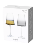 Anton Studio Designs Empire wine glasses smoke set of 4, UK version