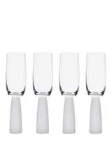 John Lewis Anton Studio Designs Oslo Glass Champagne Flute Frost Set of 2 200ml- Buy online at McGrocer