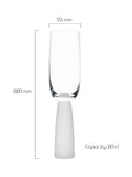 Anton Studio Designs Oslo Frost champagne flutes 200ml, imported from the UK