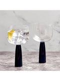 Anton Studio Designs Oslo gin glasses black stem 500ml - British product