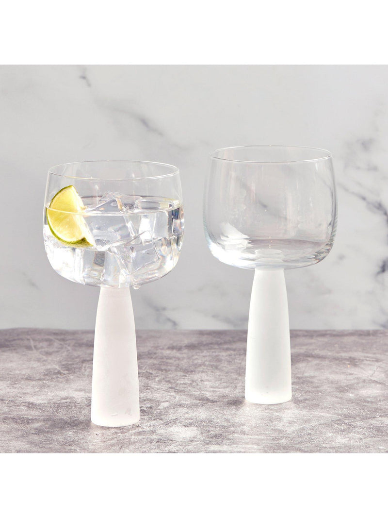 Anton Studio Designs Oslo gin glasses frost set of 4 500ml, UK version