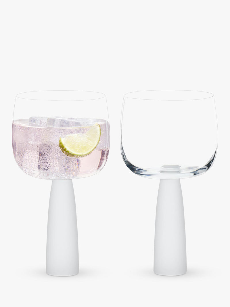 Anton Studio Designs Oslo gin glasses frost set of 4 500ml, UK version