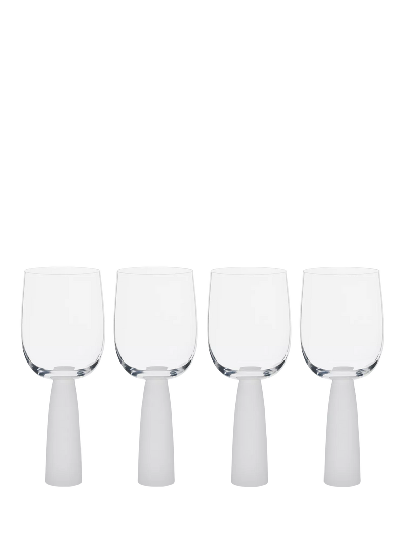 Anton Studio Designs frosted wine glass set 300ml, UK version
