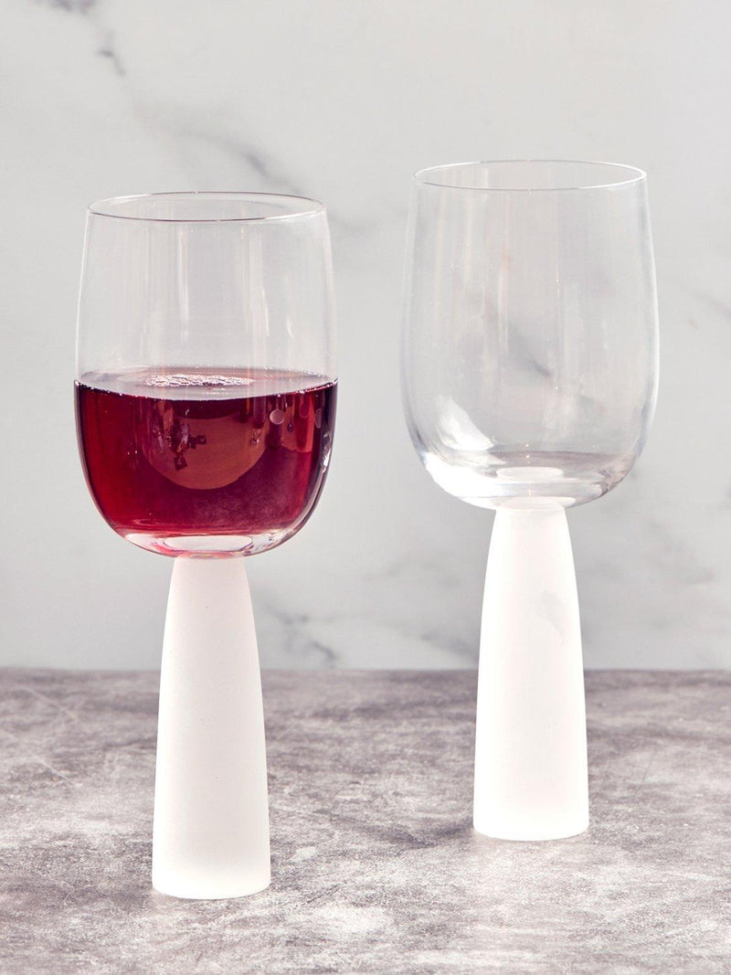 Anton Studio Designs frosted wine glass set 300ml, UK version
