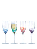 Anton Studio Designs speckle champagne flute set 250ml, imported from the UK