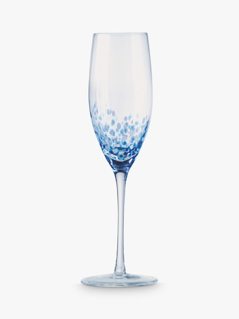 Anton Studio Designs speckle champagne flute set 250ml, imported from the UK