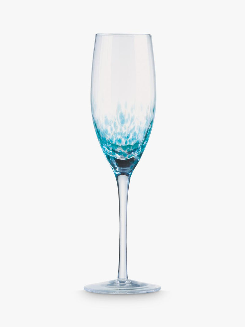 Anton Studio Designs speckle champagne flute set 250ml, imported from the UK