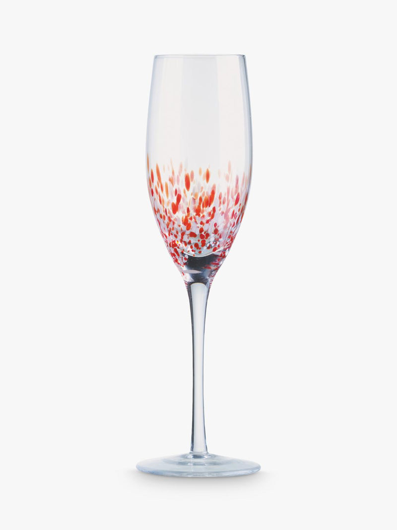Anton Studio Designs speckle champagne flute set 250ml, imported from the UK