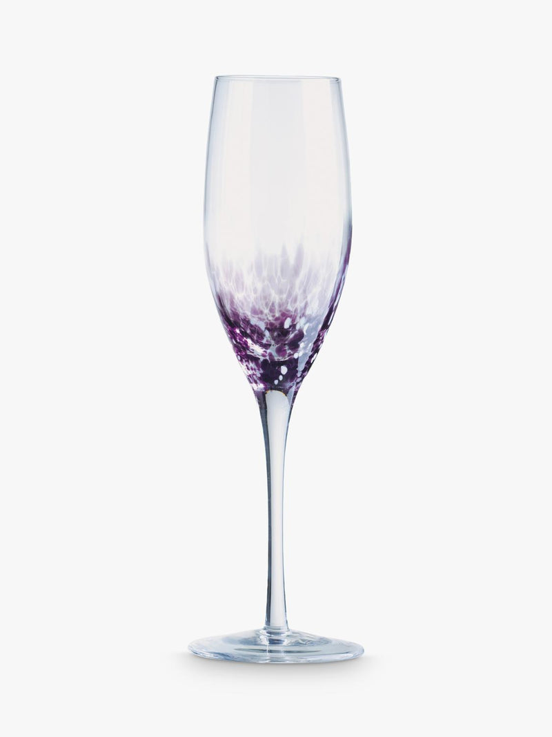 Anton Studio Designs speckle champagne flute set 250ml, imported from the UK