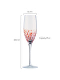 Anton Studio Designs speckle champagne flute set 250ml, imported from the UK