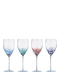 Anton Studio Designs speckle wine glasses set of 4 350ml - British product