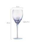 Anton Studio Designs speckle wine glasses set of 4 350ml - British product