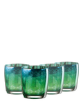 Artland peacock electroplated glass tumbler 450ml - British product