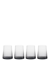 John Lewis Anton Studio Designs Empire Double Old Fashioned Tumblers Smoke Set of 4 400ml- Buy online at McGrocer