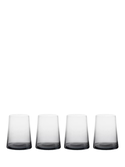 John Lewis Anton Studio Designs Empire Double Old Fashioned Tumblers Smoke Set of 4 400ml- Buy online at McGrocer