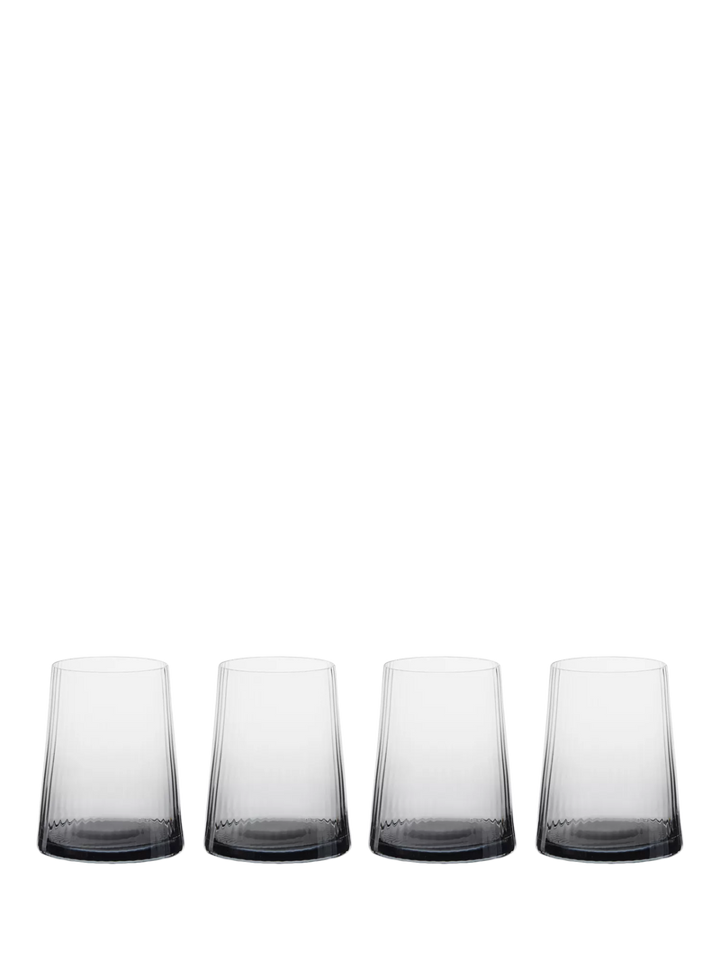 Anton Studio Designs Empire tumblers set of 4 smoke (British brand)