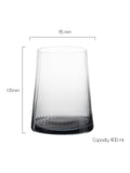 Anton Studio Designs Empire tumblers set of 4 smoke (British brand)