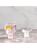 Anton Studio Designs old fashioned glass tumbler set frost 300ml (British brand)
