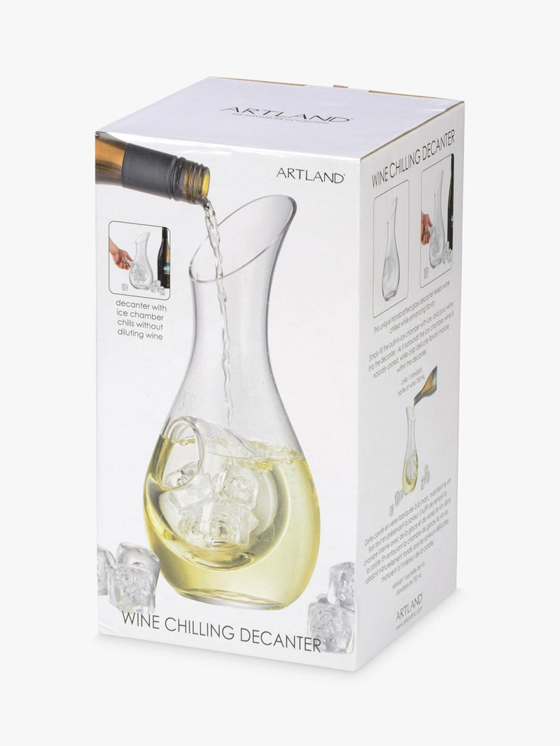 Artland white wine chilling glass decanter 1.05L, UK version