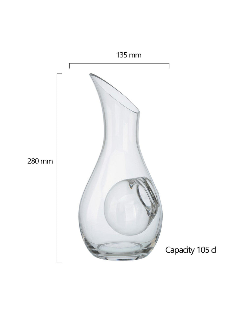 Artland white wine chilling glass decanter 1.05L, UK version