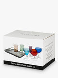 Artland jewel tone liqueur glass set 7 piece, UK version