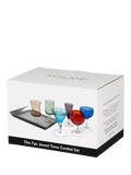 Artland jewel tone liqueur glass set 7 piece, UK version