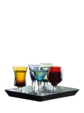 Artland jewel tone liqueur glass set 7 piece, UK version