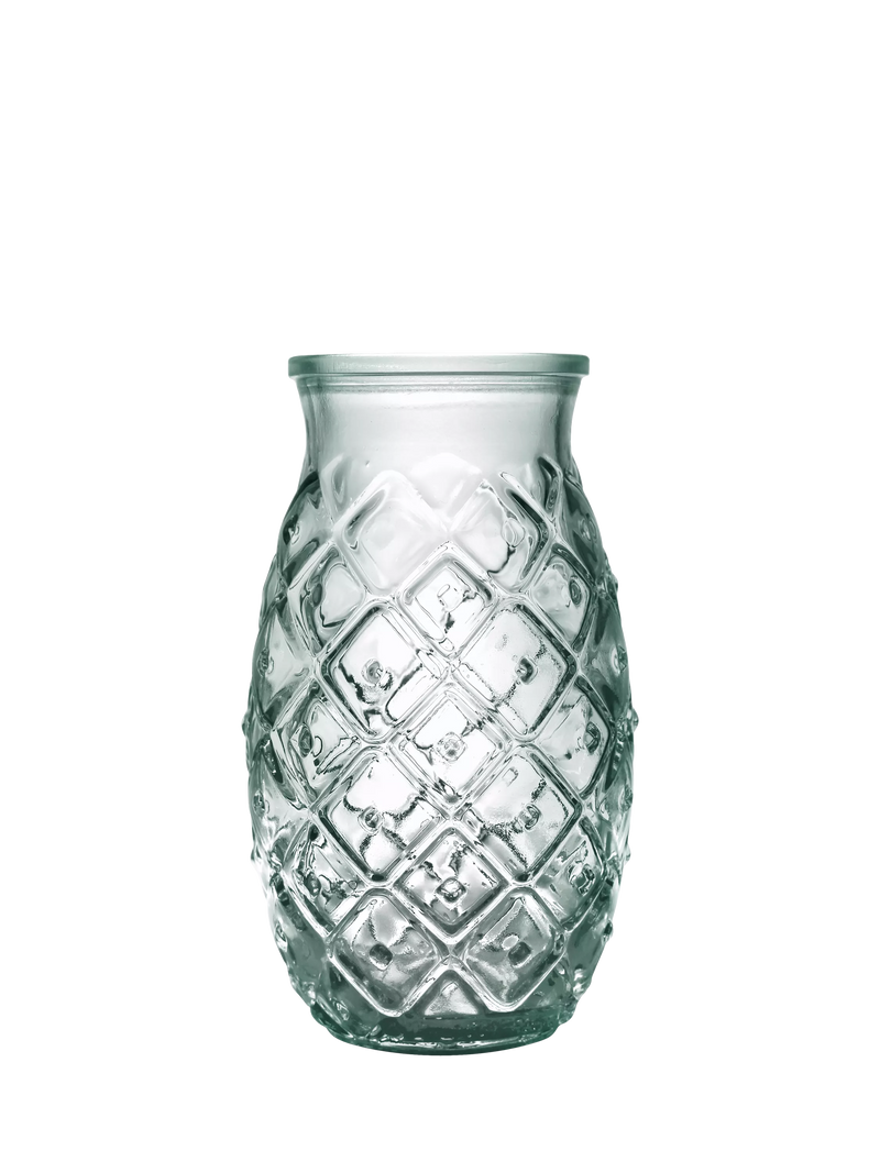 Vidrios San Miguel glass tumbler pineapple design 385ml, UK version