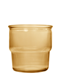 Vidrios San Miguel yellow ribbed glass tumbler 250ml - British product