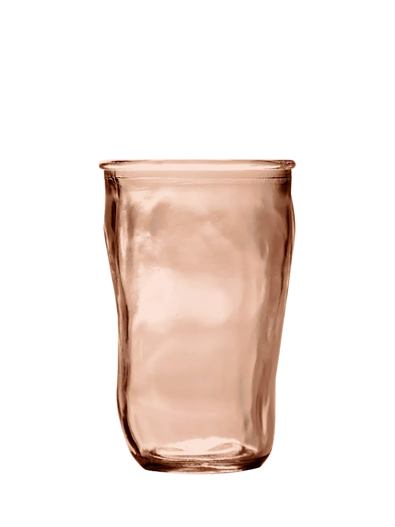 Vidrios San Miguel glass tumbler peach 350ml, UK version
