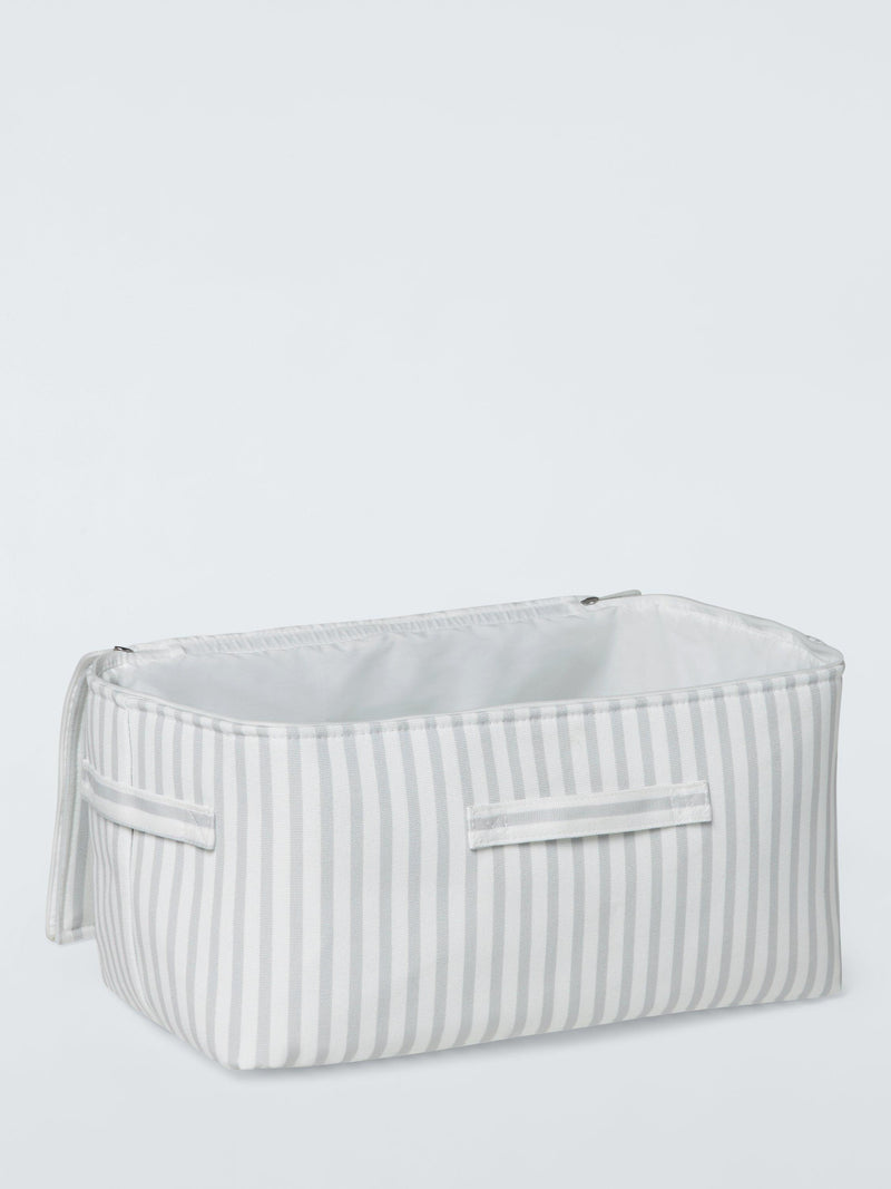 John Lewis storage bag grey stripe medium, UK version