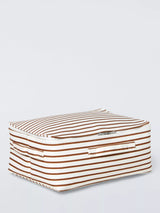 John Lewis John Lewis Soft Polyester Storage Bag Auburn Stripe Small- Buy online at McGrocer