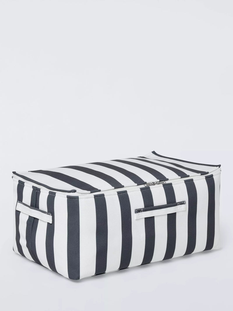 John Lewis large polyester storage bag, blue stripe, UK version