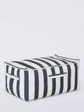 John Lewis large polyester storage bag, blue stripe, UK version