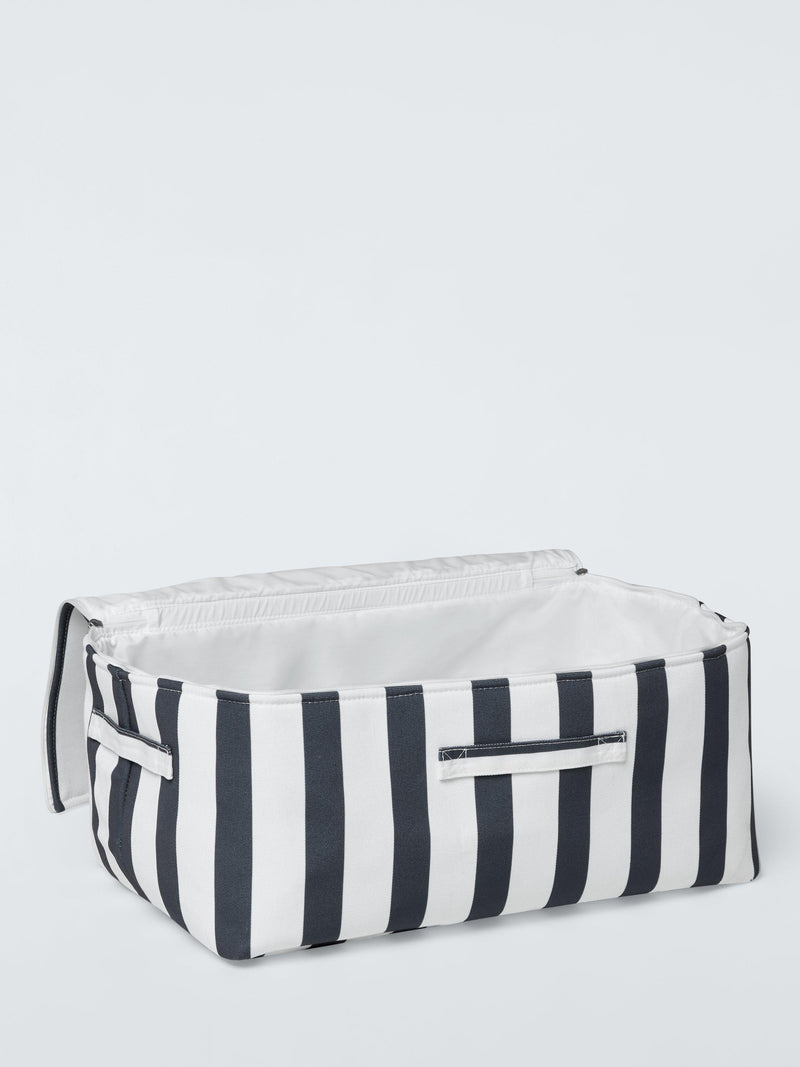 John Lewis large polyester storage bag, blue stripe, UK version